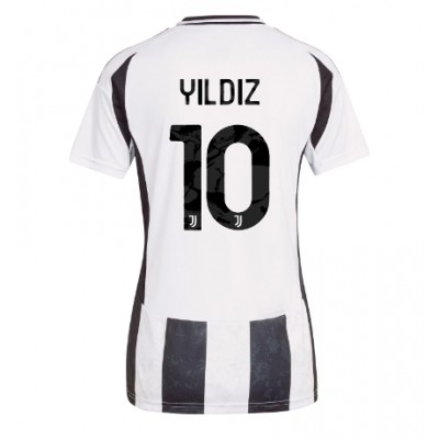 Ženski Nogometni dresi Juventus Kenan Yildiz #10 Domači 2024-25 Kratek Rokav Ženski Nogometni dresi Juventus Kenan Yildiz #10 Domači 2024-25 Kratek Rokav